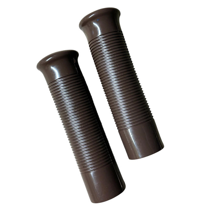 Anderson Style Motorradgriffe braun für 22mm Lenker