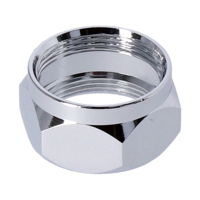 Écrou de robinet d’essence chrome