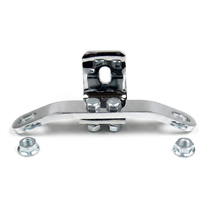 Motorhalterung chrom heavy duty für Harley Davidson