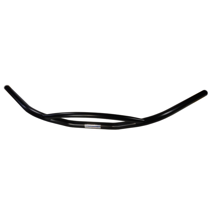 Schwarzer Zoll Lenker mit runder Strebe 88 cm