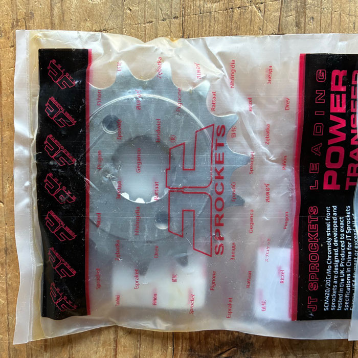 Ritzel 15 Zähne – Teilung 525 für VT600 u.a. Modelle