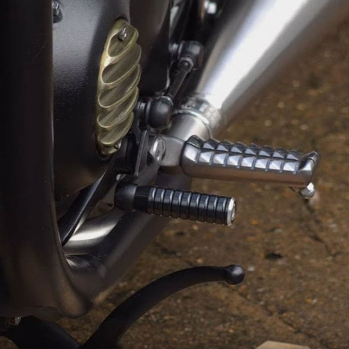 Ribbed Aluminium Schaltpedal für Triumph Bonneville Motorrad Modelle