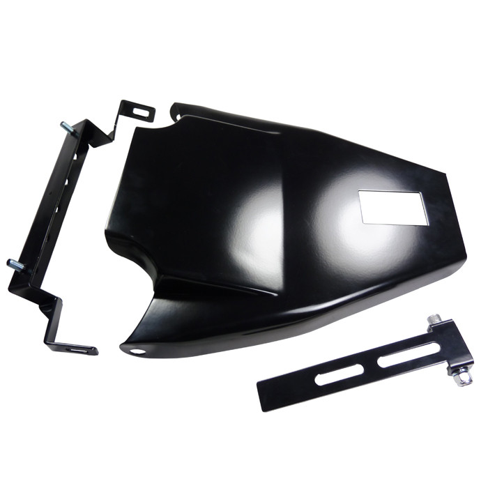 Schwarzes Solositz Montage Kit für HD Softail