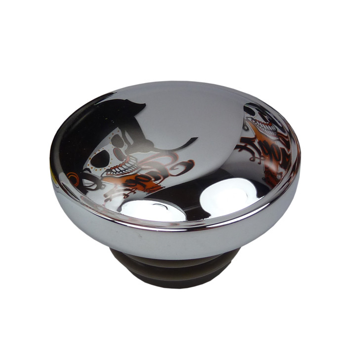 Chrome Gas Cap for HD 1996 to 2018 - vented