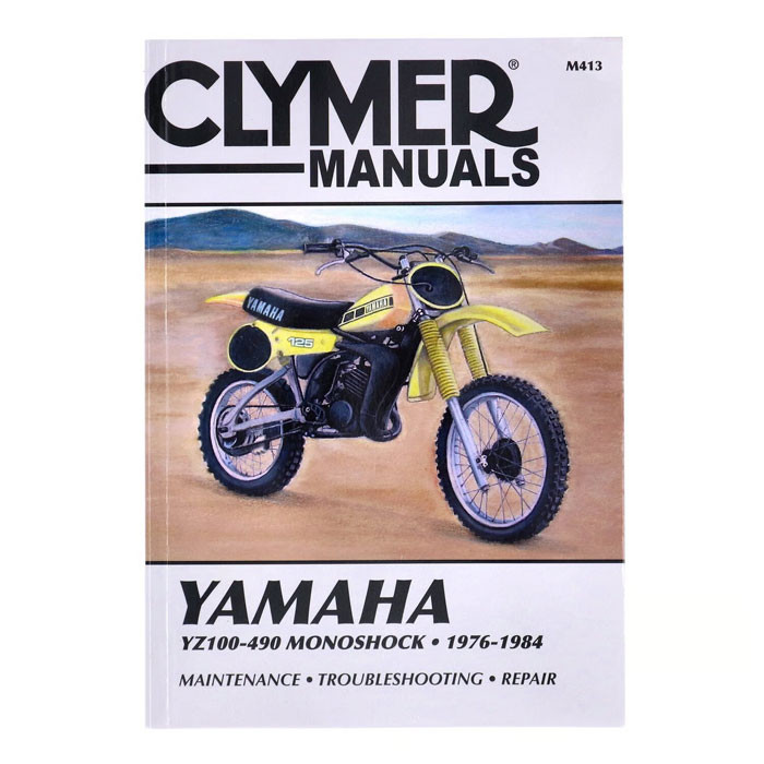 Clymer Service Manual – Yamaha YZ100–490 Monoshock (1976–1984) Clymer Service Manual – Yamaha YZ100–490 Monoshock (1976–1984)