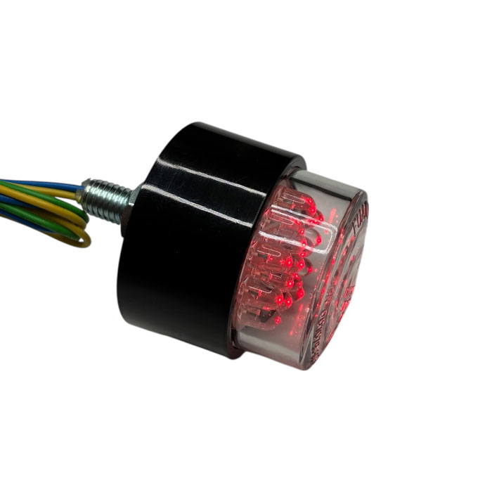 SHIN YO LED rear light, brake light, turn signal ARROWHEAD, red/tinted - buy che