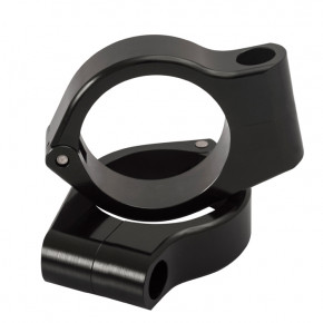 Black aluminium Turnsignal Clamp for 41 mm fork tube