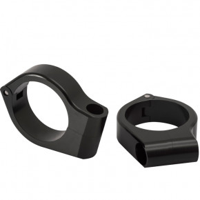 Black aluminium Turnsignal Clamp for 41 mm fork tube