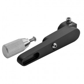 Black aluminium short shifter for Triumph