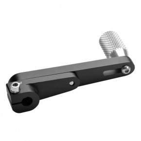 Black aluminium short shifter for Triumph