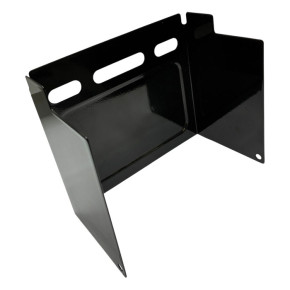 Cache-batterie noir avec Pinstripe Jahpix pour Harley-Davidson FXE & XL