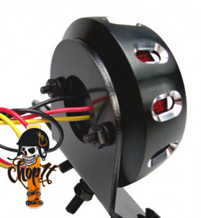 LED Taillight Black Metal