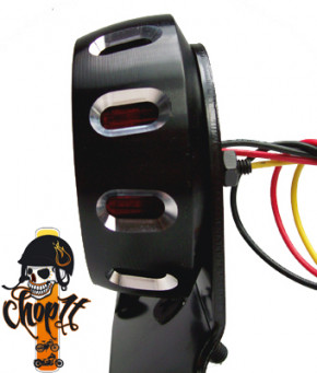 LED Taillight Black Metal