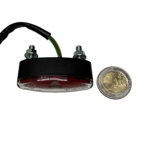 SHIN YO Mini Oval Power LED Rücklicht / Bremslicht Kombination, E-geprüft