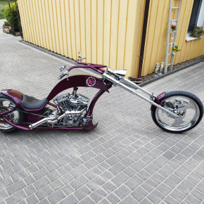 Front Fender kurz Stahl mit Halterung und Löchern Wide Glide