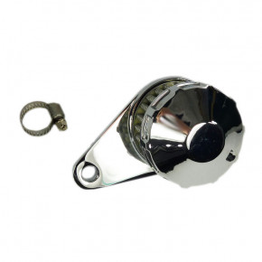 Kurbelwellengehäuse Entlüftungsfilter chrom mit Halter