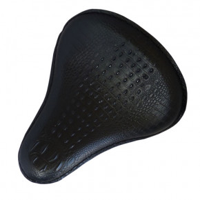 Selle solo super plate Croco style noire