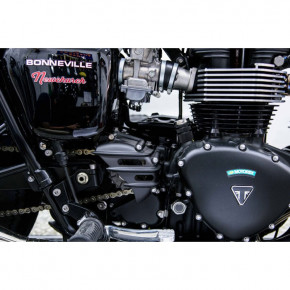 Kettenradschutz Alu schwarz für Triumph Modelle