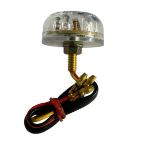 LED Rücklicht Ø37 mm klar, 12V, Rück-/Bremslicht, E-geprüft