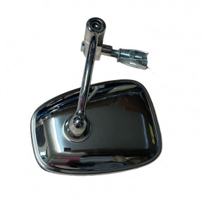 Chrome Handlebar Mirror Retro for 22 mm