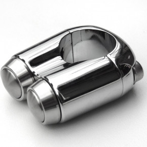 Chrome Aluminium switch for inch handlebar