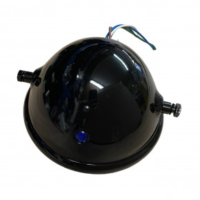 Glänzend schwarzer Hauptscheinwerfer Klarglas mit seitlicher Befestigung