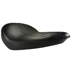 Grand selle solo noir style flammé