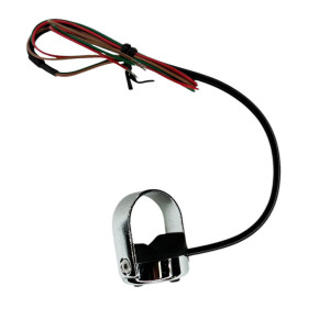 HIGHSIDER CNC Switch CLASSIC chrome suitable for 7/8" and 1" handlebars