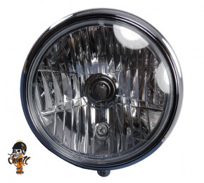 Headlight 7" chrome