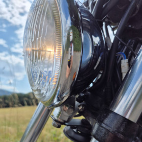 5 3/4" Phare Bates Style chrome