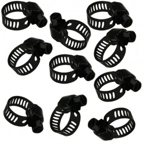 Schlauchschellen-Set 10-teilig, 15-30 mm