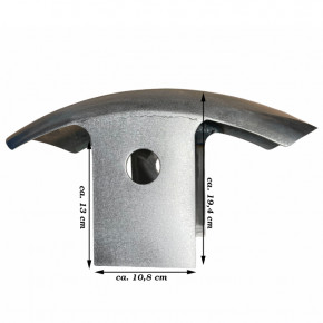 Universal front fender short steel with bracket