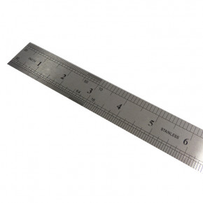 Metall Lineal 50 cm Metrisch und Zoll