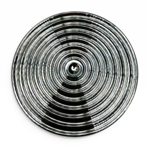 Chrom Tankdeckel Wave Style für Harley-Davidson 83-95 Nicht belüftet